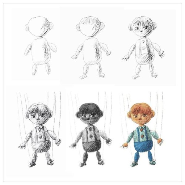 Зарисовки театральных кукол