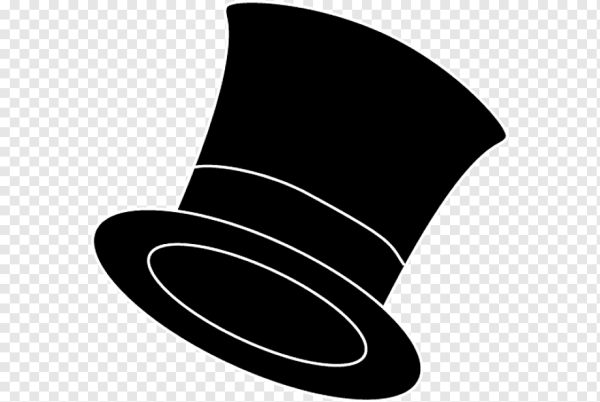 Шляпа цилиндр силуэт