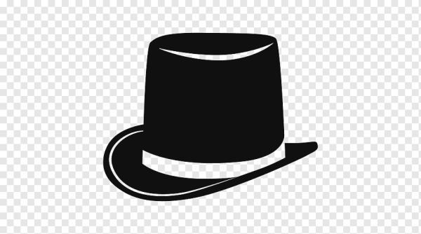 Шляпа котелок силуэт