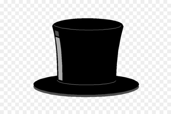 Шляпа цилиндр на прозрачном фоне