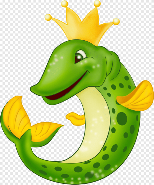 Маска щуки для сказки по щучьему велению