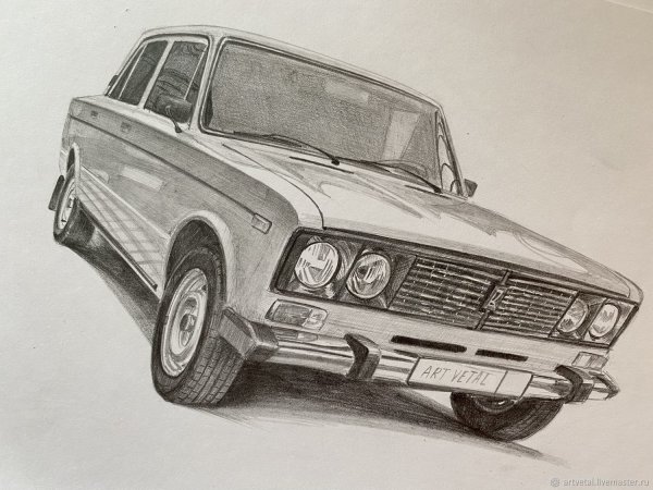 ВАЗ 2106 рисунок сбоку