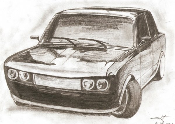 Раскраски машины ВАЗ 2107 опер