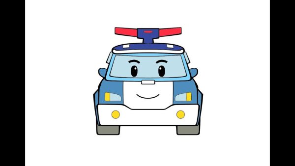 Рисунок герои Поли Робокар