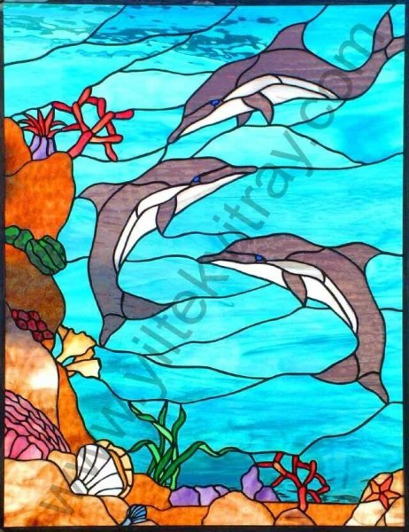 Витраж рисунок