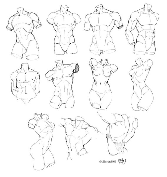 Человек спереди референс