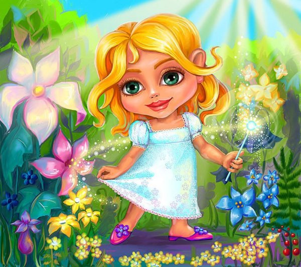 Сказочные маленькие девочки