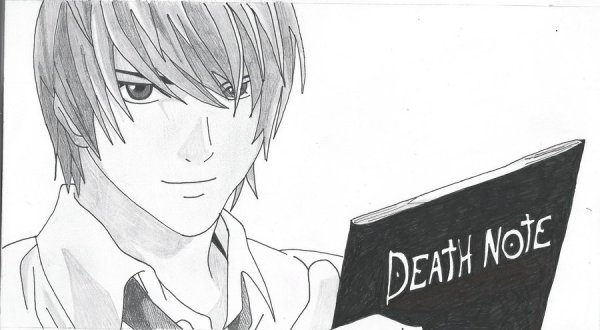 Рисунки Кира тетрадь смерти