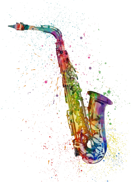 Музыкальные инструменты акварель