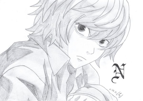 Раскраска тетрадь смерти НИА