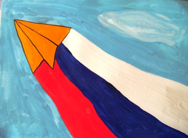 Патриотический рисунок легкий