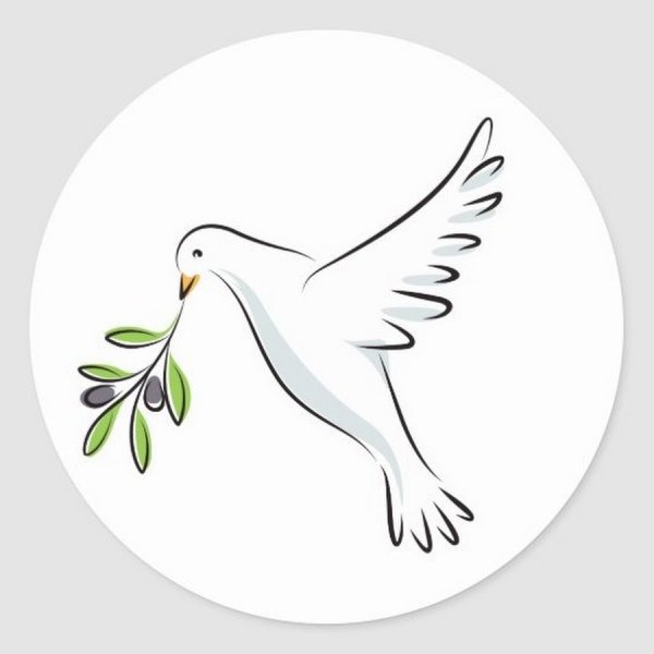 Голубь и оливковая ветвь символ