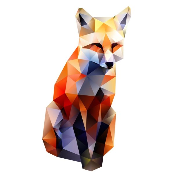 Лиса кубизм