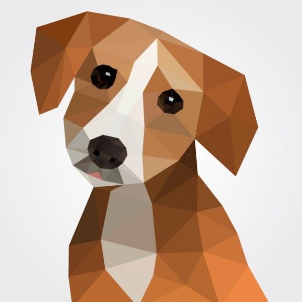 Животные геометрическими фигурами