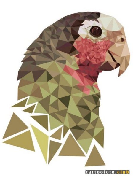 Геометрика Энималс попугай