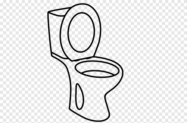 Раскраска унитаз