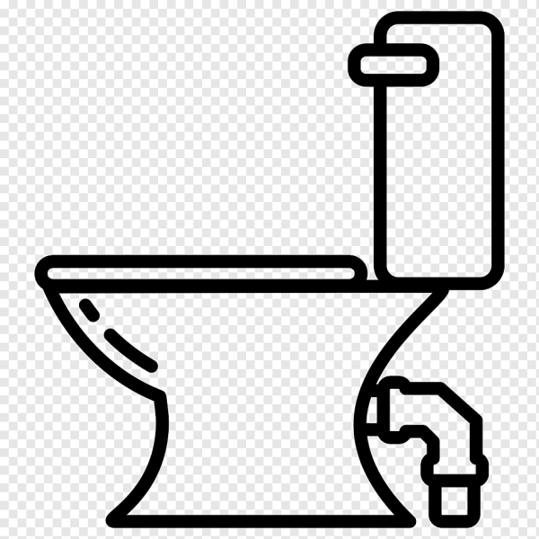 Унитаз в туалете