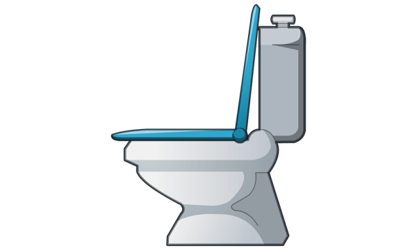 Раскраска унитаз