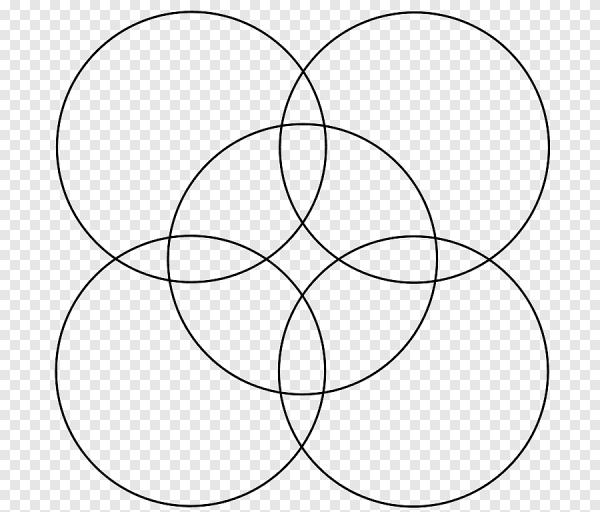 Орнамент из циркуля