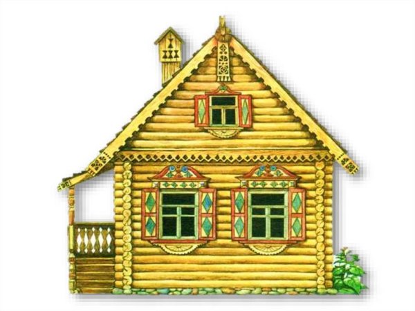 Декор русской избы снаружи