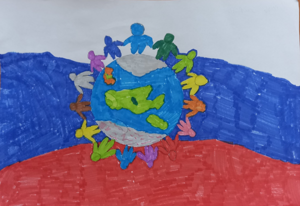 Мы едины рисунок