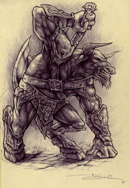 Минотавр мифы древней Греции