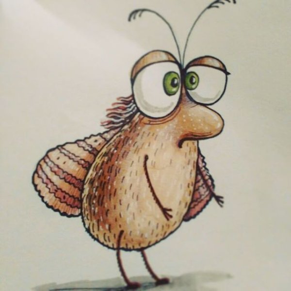 Моль нарисованная