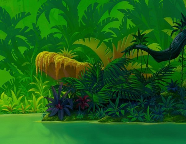 Джунгли пейзаж Король Лев