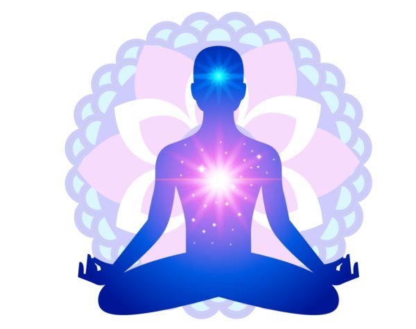 Медитация на прозрачном фоне