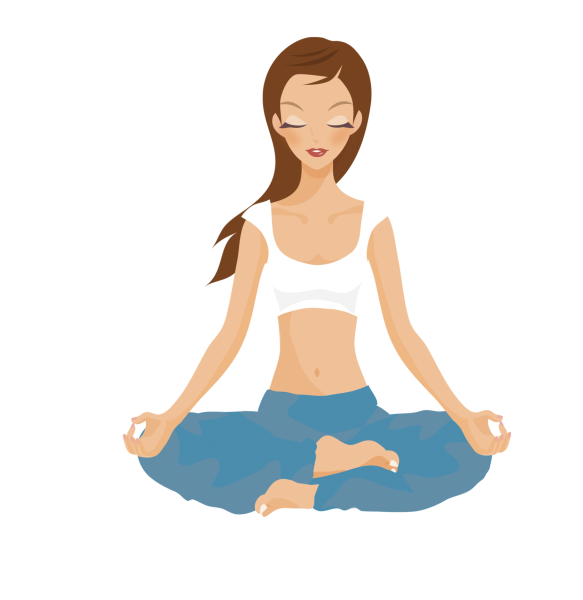 Медитация иллюстрация
