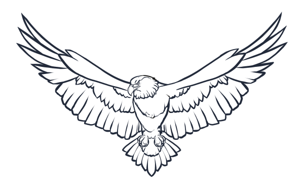 Орел карандашом