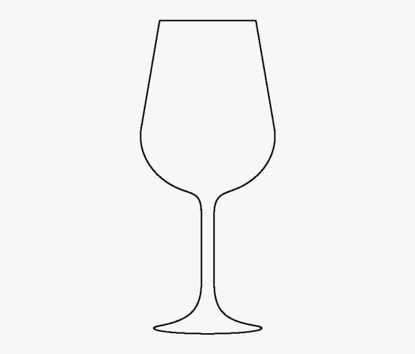 Бокал шаблон