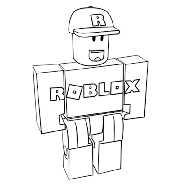 Герои РОБЛОКС раскраска