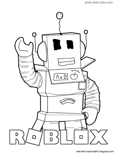 Раскраски РОБЛОКС Поззи аид
