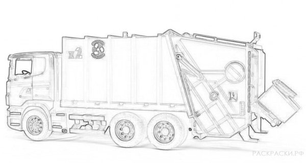 Машинки Брудер раскраски