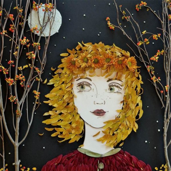 Девочка осень