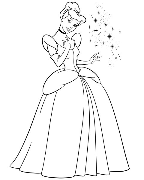 Нарисовать Золушку