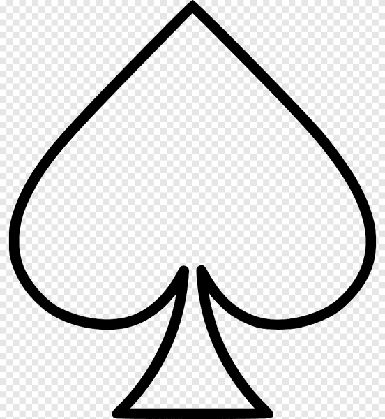 Трафарет пики