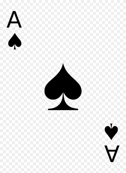 Игральные карты туз пик