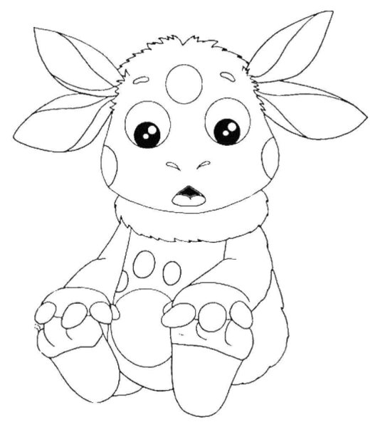 Персонажи мультика Лунтик