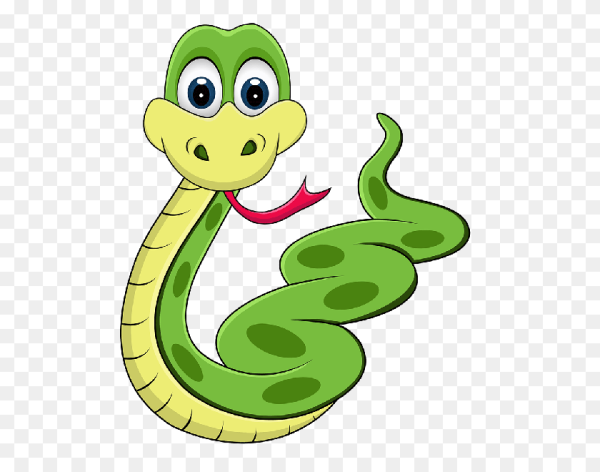 Удав мультяшный