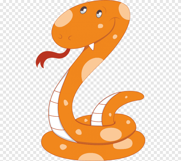 Змея мультяшная