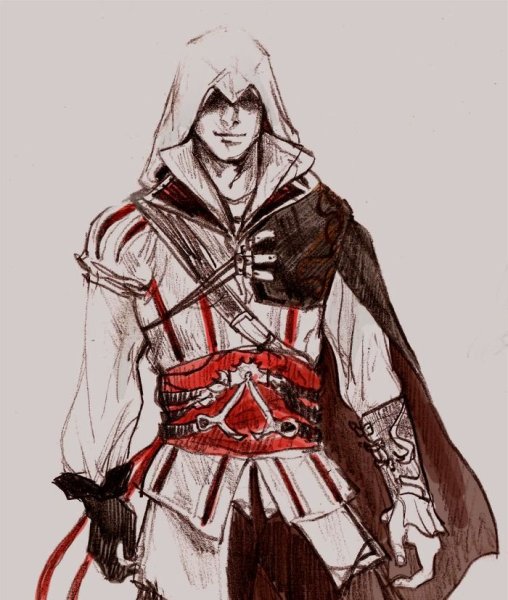 Ассасин Крид 3 рисунок