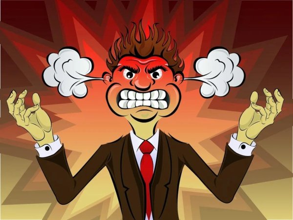 Человек в гневе