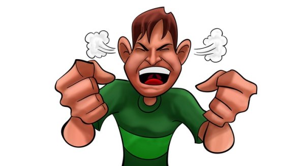 Злость иллюстрация