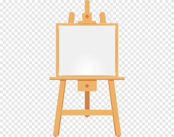 Мольберт без фона