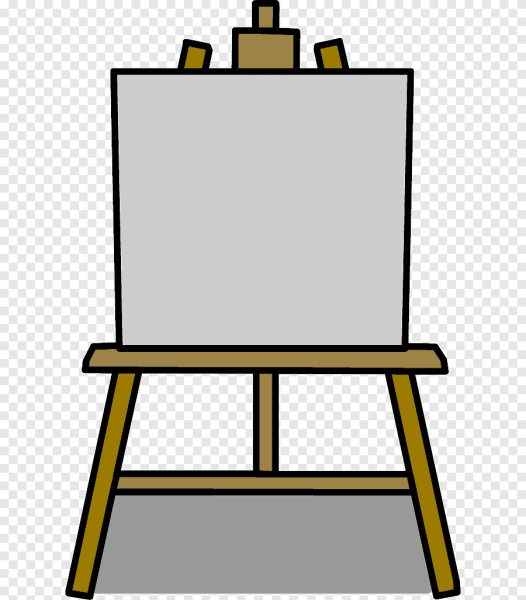 Мольберт для рисования на прозрачном фоне
