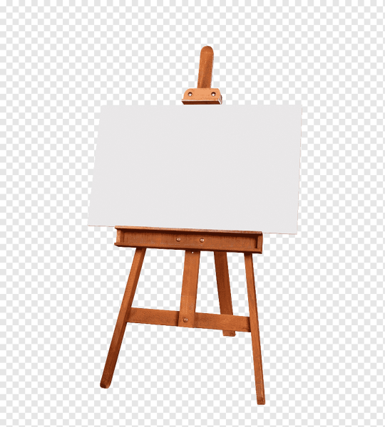 Мольберт с холстом