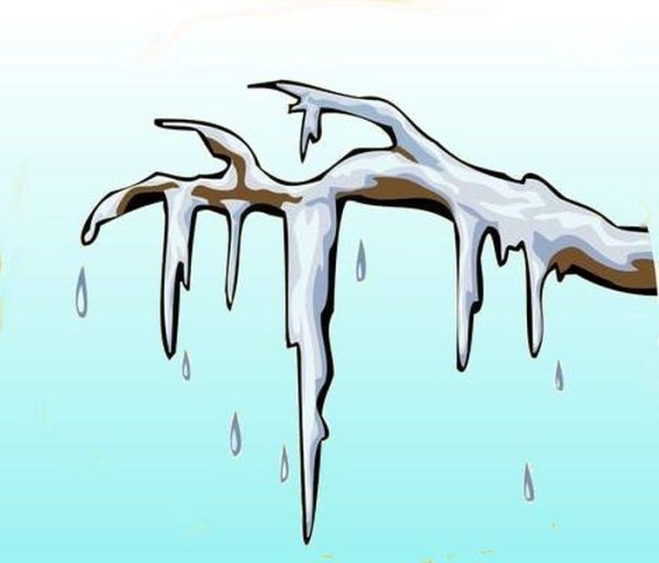 Таяние сосулек