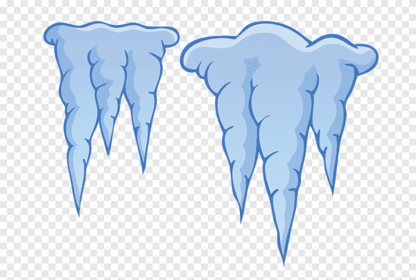 Сосульки нарисованные